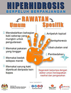 Hiperhidrosis - infografik 2